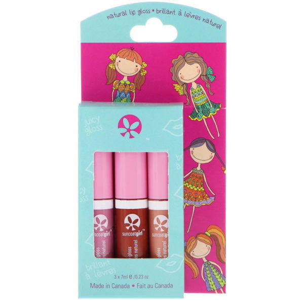 SuncoatGirl, Gloss labial natural, Paquete de 3 piezas, 7 ml (0,23 oz) cada uno - Imagen 2
