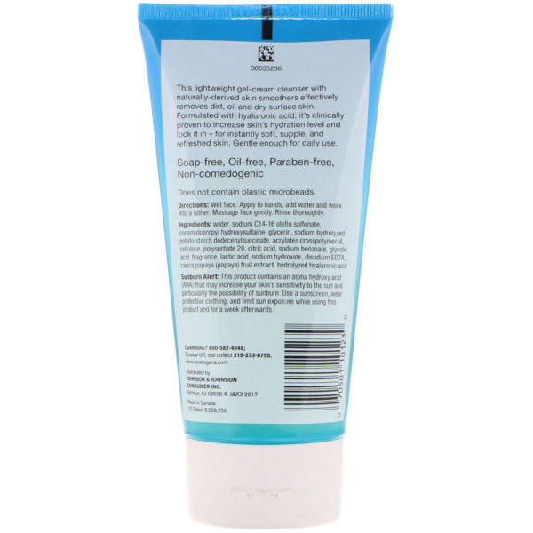 Neutrogena, Hydro Boost, limpiador exfoliante, 5 oz. (141 gr.) - Imagen 2