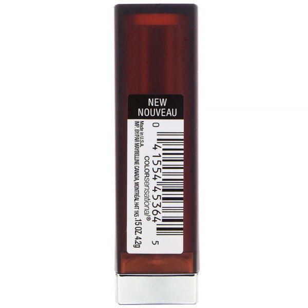 Maybelline, Color Sensational, Lápiz de labios cremoso mate, 657 Nude Nuance (matiz natural), 4,2 g (0,15 oz) - Imagen 2