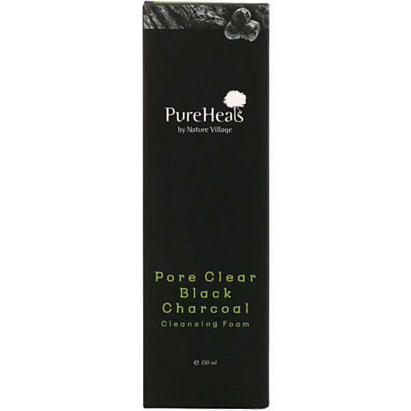 PureHeals, Carbón vegetal negro para limpieza de poros, Espuma limpiadora, 150 ml - Imagen 2