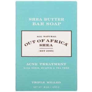 Out of Africa, Shea Butter Bar Soap, Acne Treatment, 4 oz (120 g)