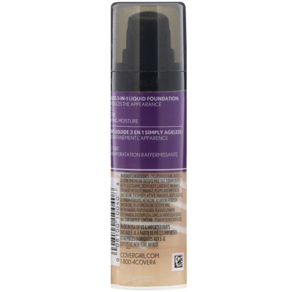 Covergirl, Olay Simply Ageless,  3-in-1 Foundation, 240 Natural Beige, 1 fl oz (30 ml) - Imagen 2