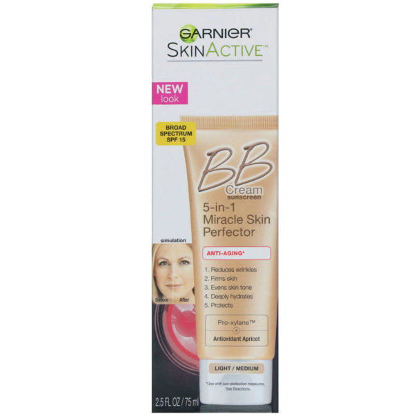 Garnier, SkinActive, Bálsamo para imperfecciones, Perfeccionador prodigioso 5 en 1, Antienvejecimiento, Claro/medio, 75 ml (2,5 oz. líq.) - Imagen 2