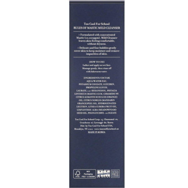 Too Cool for School, Rules of Mastic, Limpiador suave, 150 ml (5,07 oz. líq.) - Imagen 3