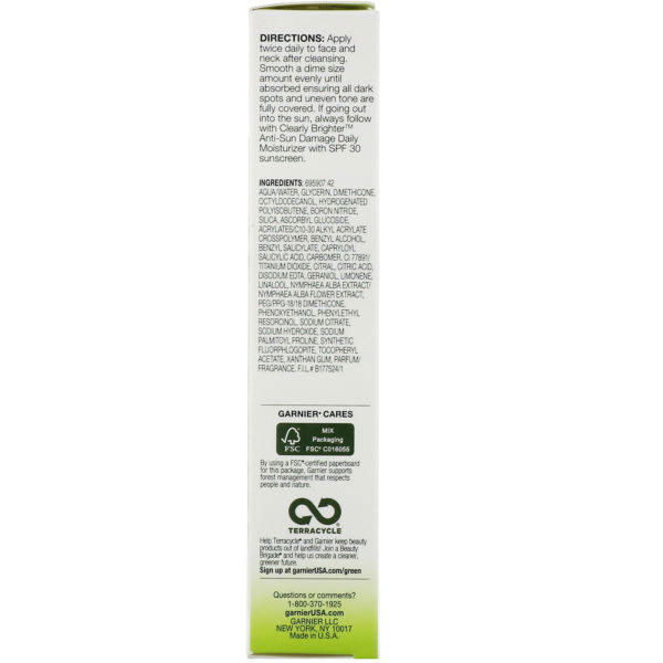 Garnier, SkinActive, Clearly Brighter, Corrector de manchas oscuras, 30 ml (1 oz. líq.) - Imagen 3