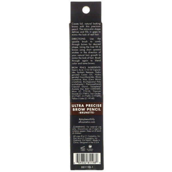 E.L.F., Lápiz de cejas ultra preciso, Castaño, 0,05 g (0,002 oz) - Imagen 3