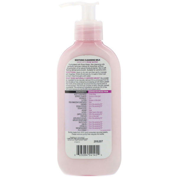 Garnier, SkinActive, Soothing Cleansing Milk with Rose Water,  6.7 fl oz (200 ml) - Imagen 2