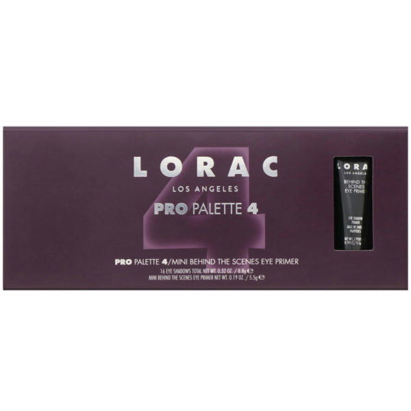 Lorac, Pro Palette 4, Paleta de sombras con mini prebase de ojos Behind The Scenes, 14,3 g (0,51 oz) - Imagen 2
