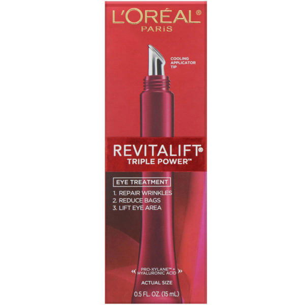 L'Oreal, Revitalift Triple Power, Tratamiento para los ojos, 15 ml (0,5 oz. líq.) - Imagen 2