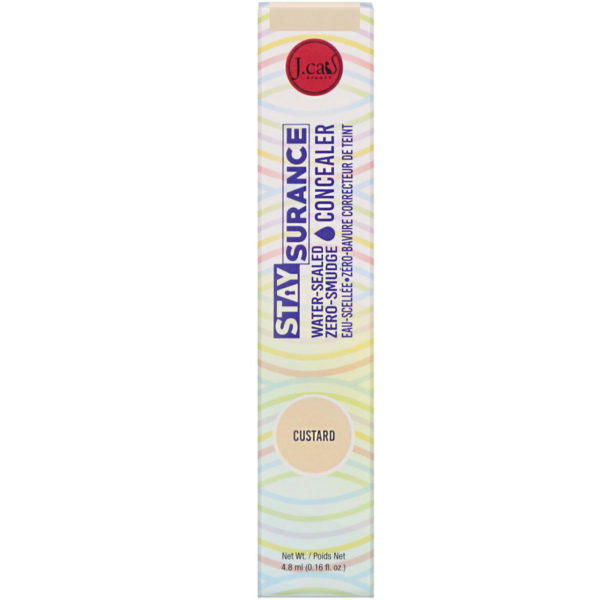 J.Cat Beauty, Staysurance, Corrector impermeable y sin manchas, SHC107 Natilla, 4,8 ml (0,16 oz. líq.) - Imagen 2