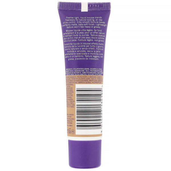 Rimmel London, Base matificante de cobertura total Stay Matte, 305 Beige buff, 30 ml (1 oz. líq.) - Imagen 2
