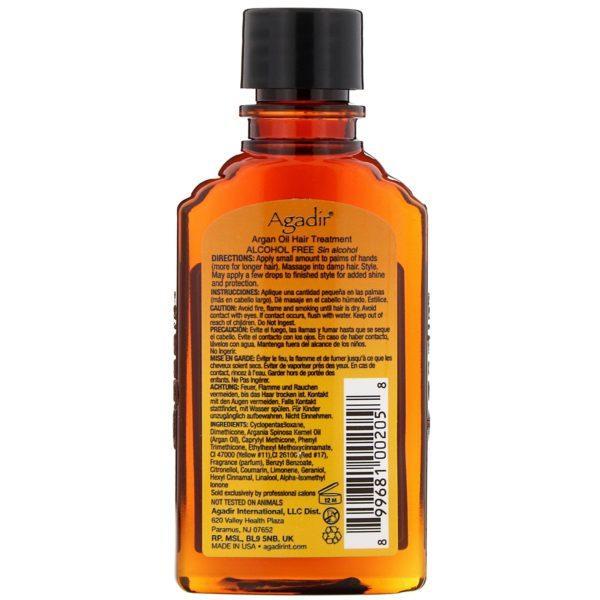 Agadir, Aceite de argán, tratamiento para el cabello, 66,5 ml (2,25 oz. liq.) - Imagen 2