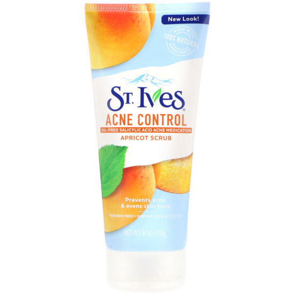 St. Ives, Exfoliante con albaricoque, Acne Control, 170 g (6 oz)