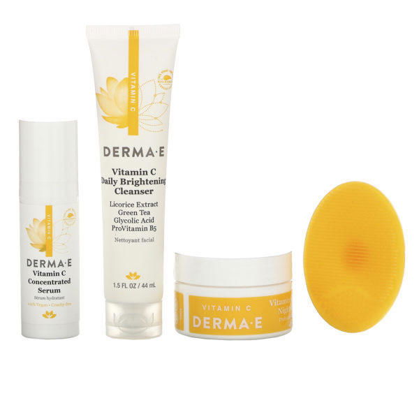 Derma E, Brighten & Go, Clean Beauty Travel Kit, 5 Piece Kit - Imagen 3