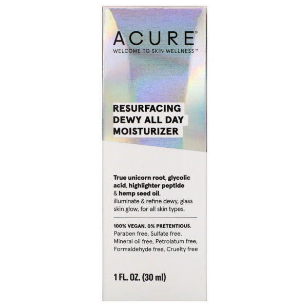 Acure, Resurfacing Dewy All Day Moisturizer, 1 fl oz (30 ml) - Imagen 2