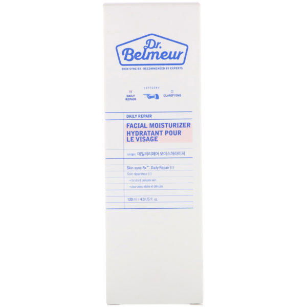 Dr. Belmeur, Reparación diaria, humectante facial, 120 ml (4 oz. liq.) - Imagen 2