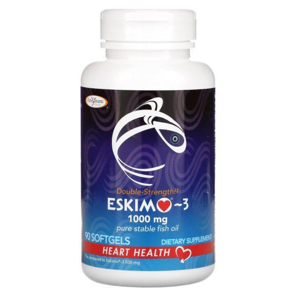 Enzymatic Therapy, Eskimo-3, Doble Potencia, 1000 mg, 90 Cápsulas de Gel Suave - Imagen 3