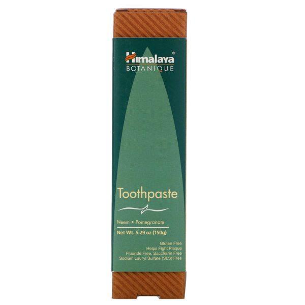 Himalaya, Botanique, Pasta dental, Nim y granada, Sin fluoruro, 150 g (5,29 oz) - Imagen 2