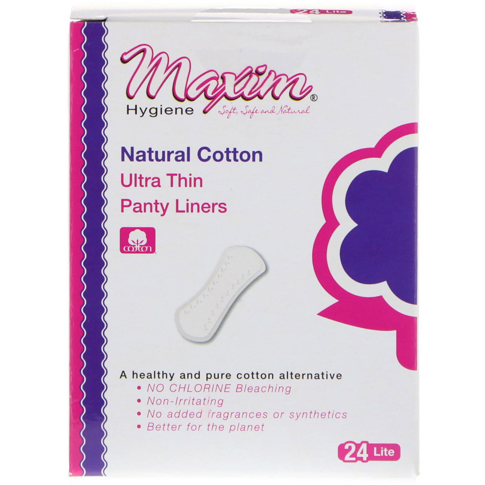 Maxim Hygiene Products, Salvaslips Ultra Finos, Ligeros, 24 Salvaslips
