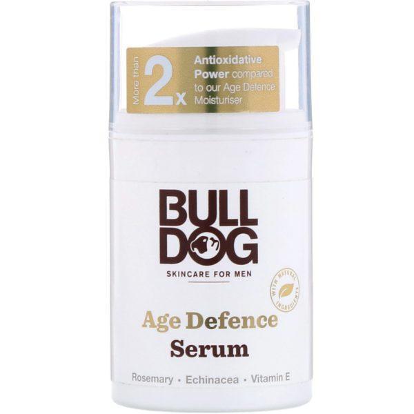 Bulldog Skincare For Men, Suero de defensa contra la edad, 50 ml (1,6 oz. liq.)