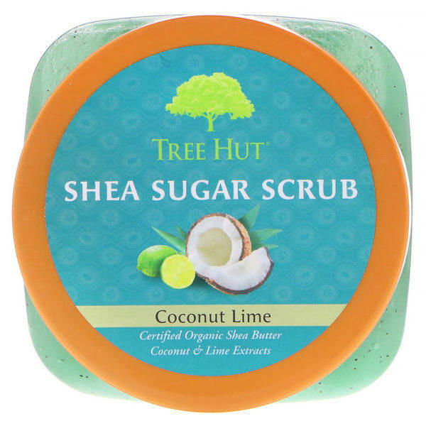 Tree Hut, Exfoliante con karité y azúcar, Coco y lima, 510 g (18 oz) - Imagen 3