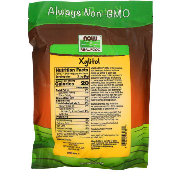 Now Foods, Xilitol, 2.5 lbs (1134 g) - Imagen 2