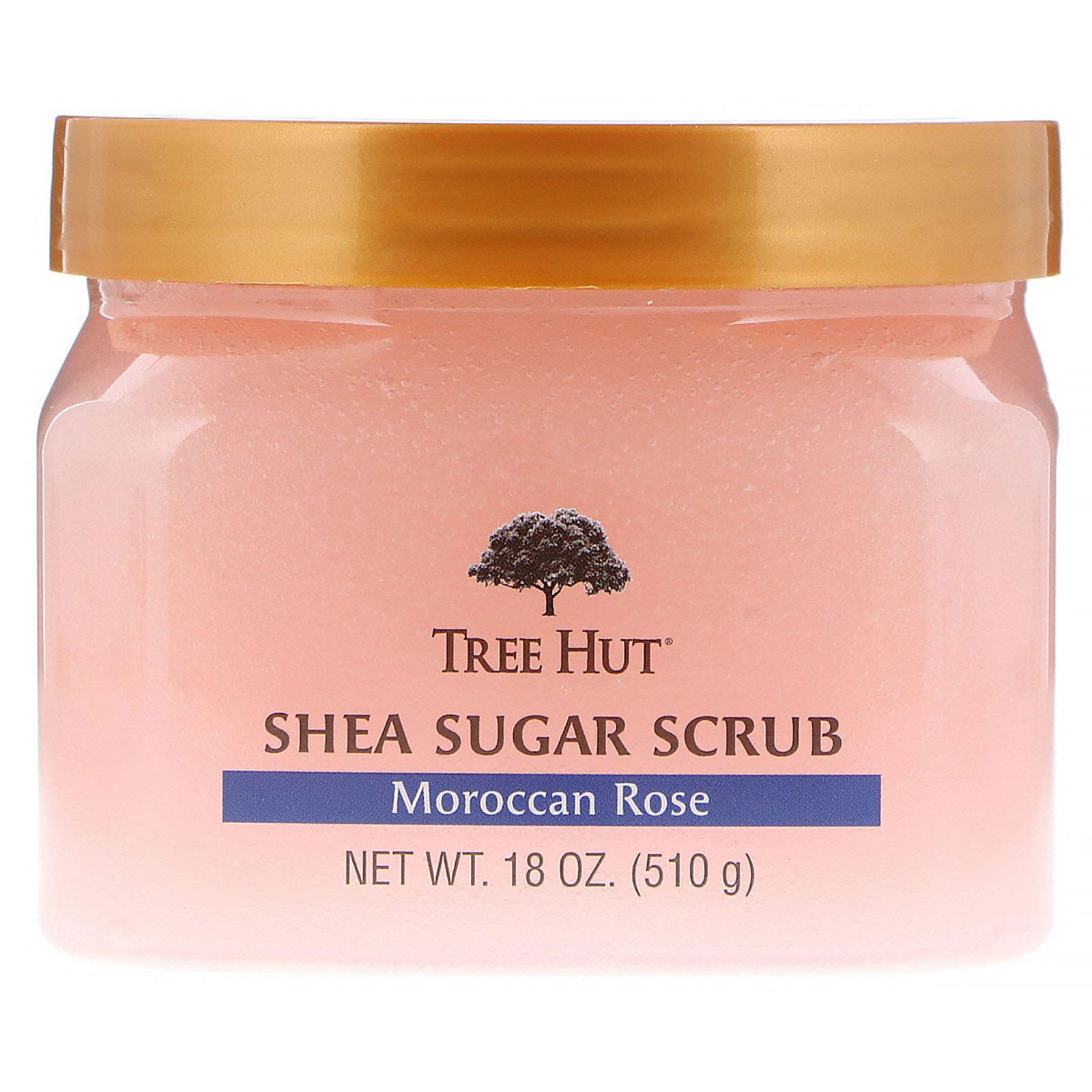 Tree Hut, Exfoliante de azúcar y karité, rosa marroquí, 18 oz (510 g)