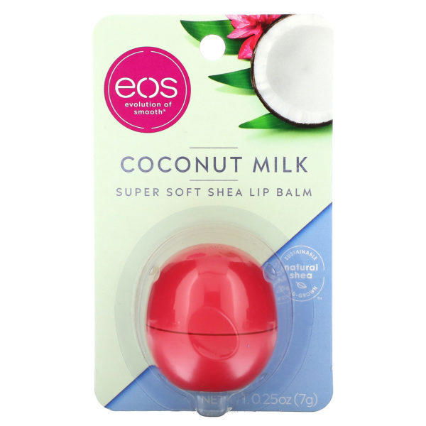 EOS, Super Soft Shea Lip Balm, Coconut Milk, 0.25 oz (7 g) - Imagen 2