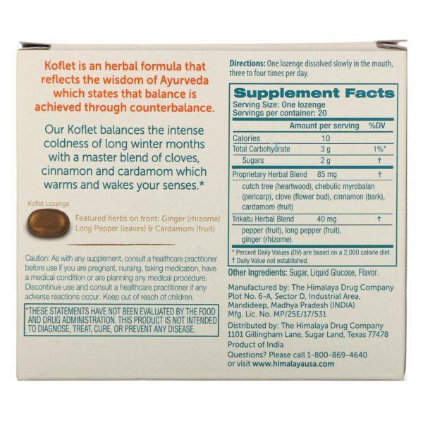 Himalaya, Koflet, 20 Pastillas - Imagen 2