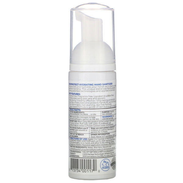 BioProtect, Hydrating Hand Sanitizer, Alcohol Free, 1.7 fl oz (50.2 ml) - Imagen 2
