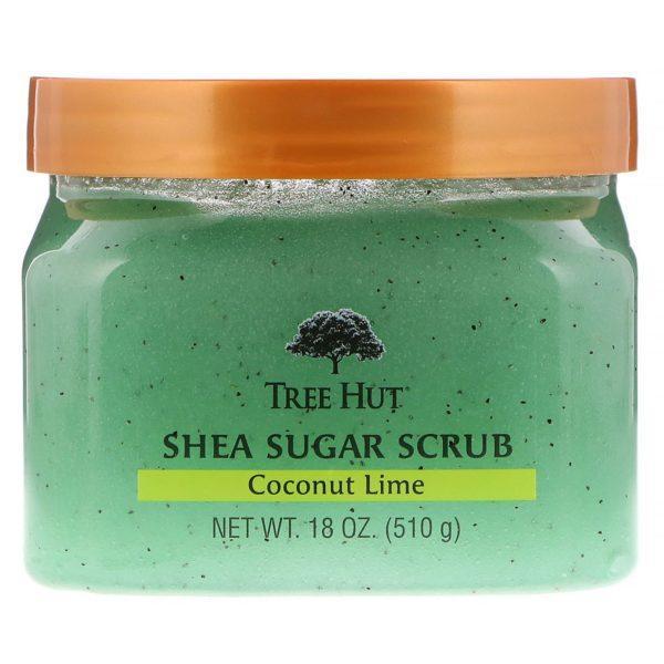 Tree Hut, Exfoliante con karité y azúcar, Coco y lima, 510 g (18 oz)