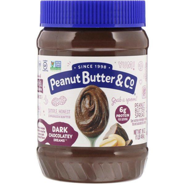Peanut Butter & Co., Mantequilla de maní con chocolate amargo, chocolate amargo Dreams, 16 oz (454 g)