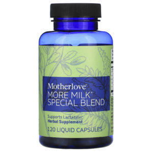 Motherlove, More Milk Special Blend, 120 cápsulas líquidas