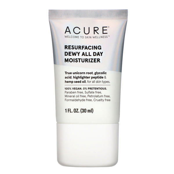 Acure, Resurfacing Dewy All Day Moisturizer, 1 fl oz (30 ml)