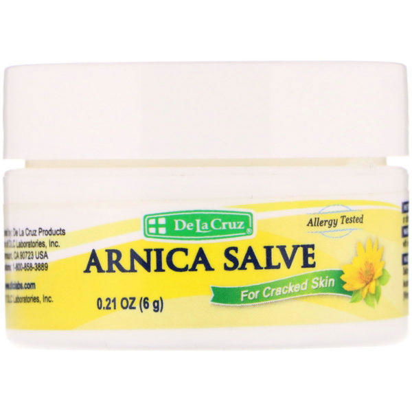 De La Cruz, Arnica Salve, Para piel agrietada, 0.21 oz (6 g)