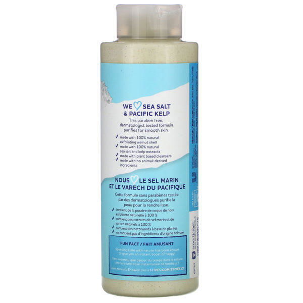 St. Ives, Exfoliating Body Wash, Sea Salt & Pacific Kelp, 16 fl oz (473 ml) - Imagen 2