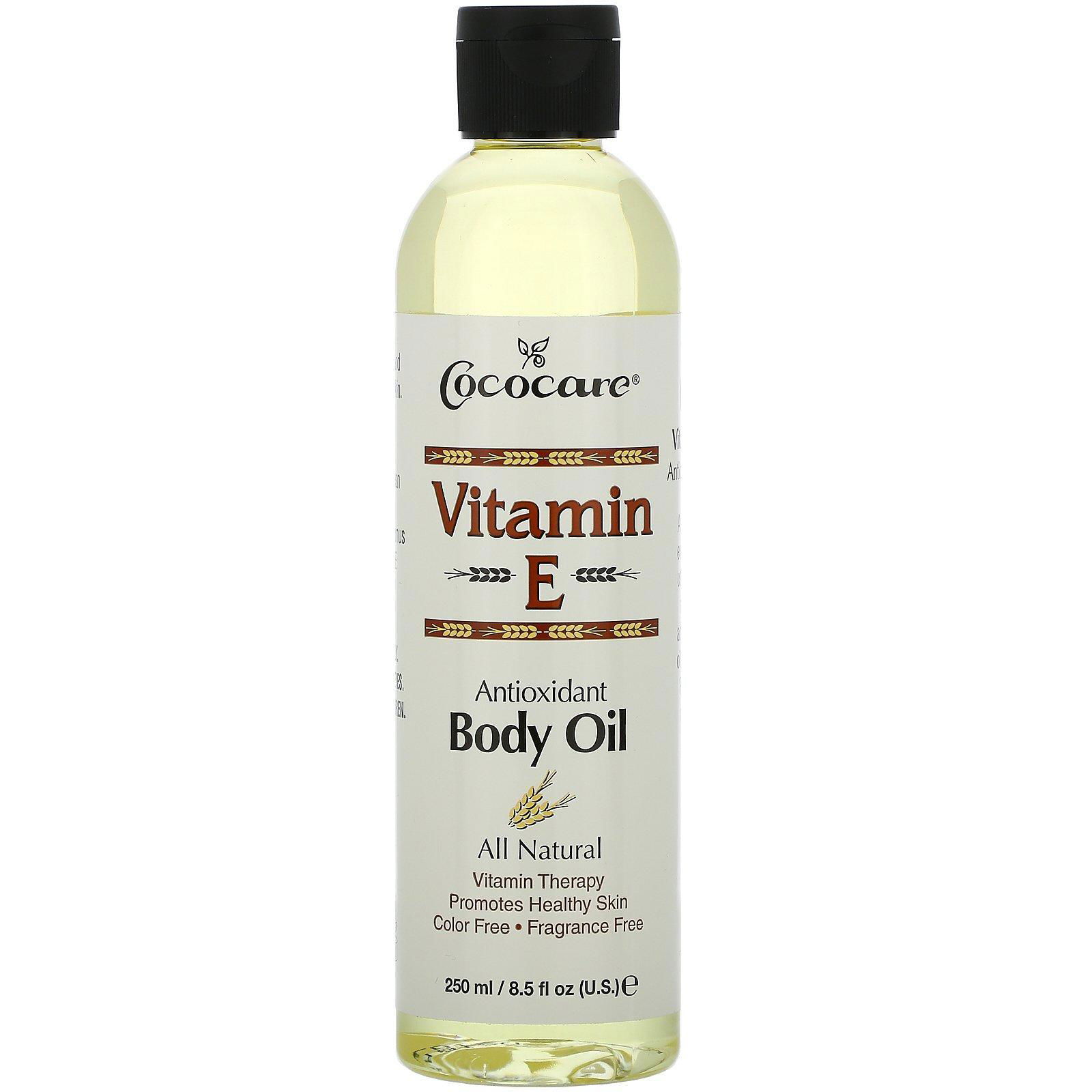 Cococare, Vitamina E, aceite corporal, 8.5 fl oz (250 ml)