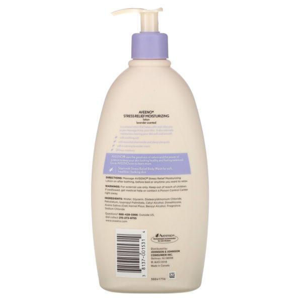 Aveeno, Loción hidratante para aliviar el estrés, 18 fl oz (532 ml) - Imagen 2