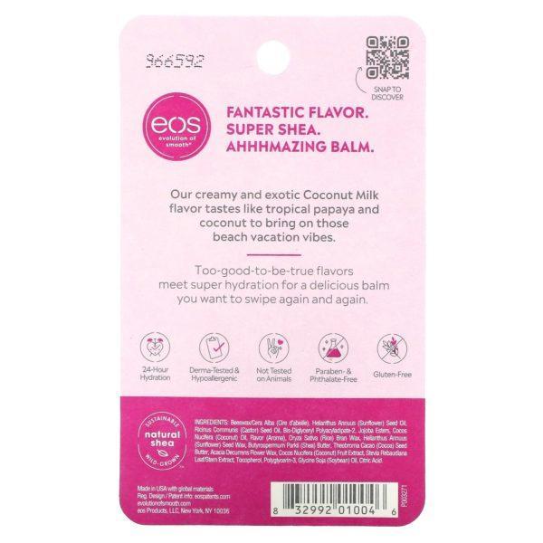 EOS, Super Soft Shea Lip Balm, Coconut Milk, 0.25 oz (7 g) - Imagen 3