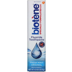 Biotene Dental Products, Pasta dental con fluoruro, Menta fresca original, 121,9 g (4,3 oz)