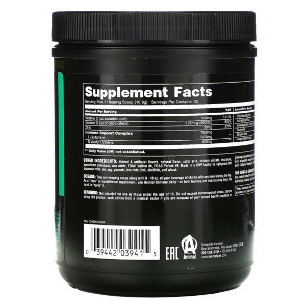 Universal Nutrition, Animal Immune Pak, Daily Defense, Orange Mango Flavor, 11.5 oz (327 g) - Imagen 2
