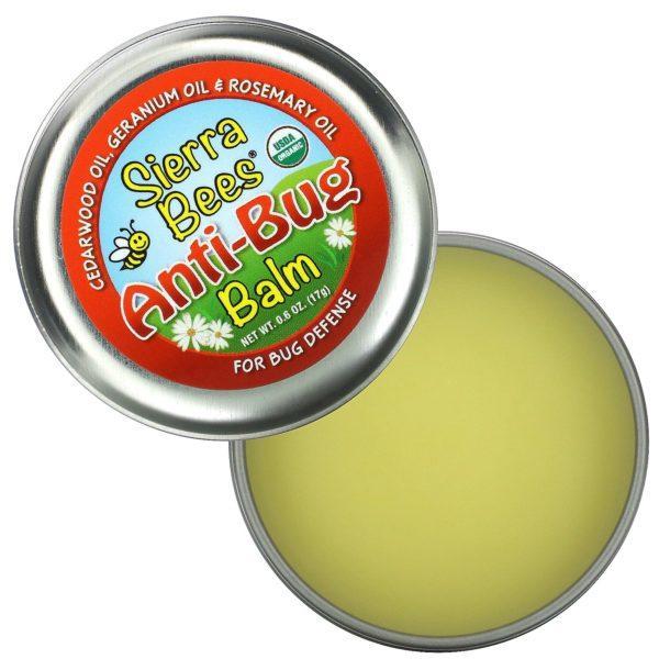 Sierra Bees, Bálsamo repelente de insectos, Aceites de cedro, geranio y romero, 17 g (0,6 oz) - Imagen 2