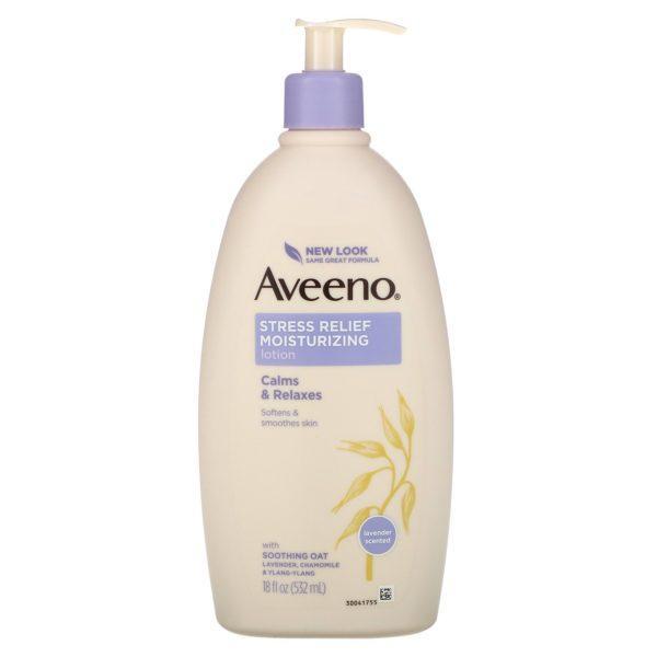 Aveeno, Loción hidratante para aliviar el estrés, 18 fl oz (532 ml)