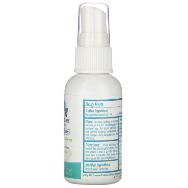 BAC-D, Desinfectante para manos y heridas, Sin alcohol, 59 ml (2 oz. líq.) - Imagen 2