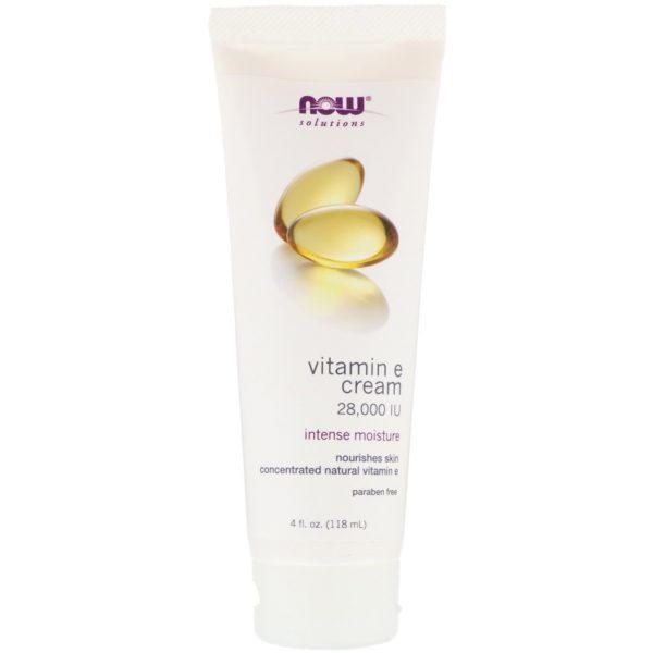 Now Foods, Solutions, Crema con Vitamina E 28,000 UI, 4 fl oz (118 ml)