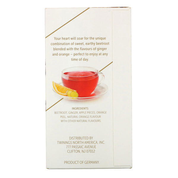 Twinings, Nourish Herbal Tea, Beetroot, Orange & Ginger, Caffeine Free, 18 Tea Bags, 1.27 oz (36 g) - Imagen 2