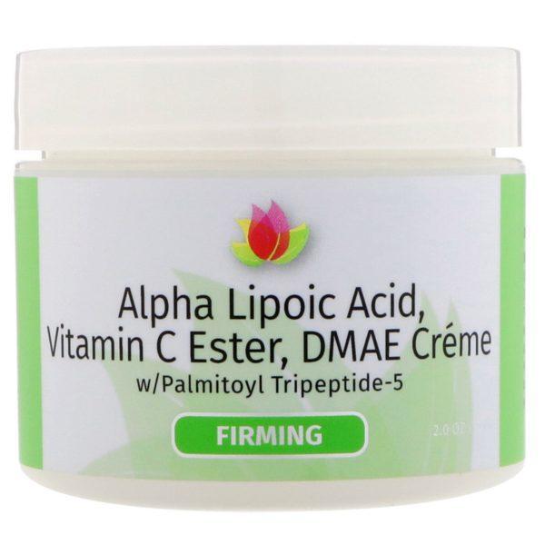 Reviva Labs, Ácido Alfa-Lipoico, Crema de Vitamina C Ester y DMAE, 2 oz (55 g) - Imagen 3