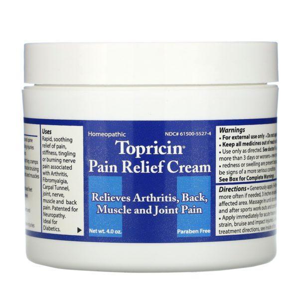 Topricin, Crema antiinflamatoria y reductora de dolor, 4.0 oz - Imagen 4