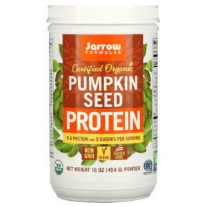Jarrow Formulas, Proteína de semilla de calabaza orgánica certificada, 454 g (16 oz)