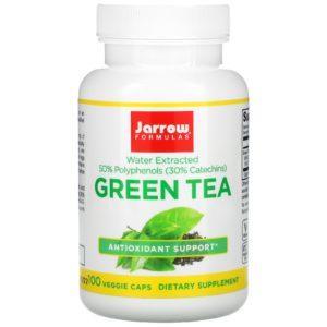 Jarrow Formulas, Té verde, 500 mg, 100 cápsulas vegetales